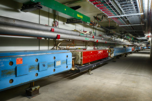Fermilab's Main Injector accelerator, one of the most powerful particle accelerators in the world, has just achieved a world record for high-energy beams for neutrino experiments. Photo: Fermilab