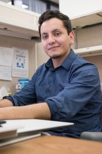 When he isn't developing software develop for Fermilab, Felix Sotres is active in STEM outreach. Photo: Reidar Hahn