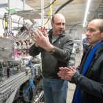 Undersecretary of Energy Mark Menezes visits Fermilab