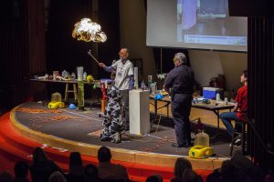 Fermilab's annual Wonders of Science show will feature eye-popping chemistry and physics demonstrations for the whole family to enjoy. Photo: Reidar Hahn