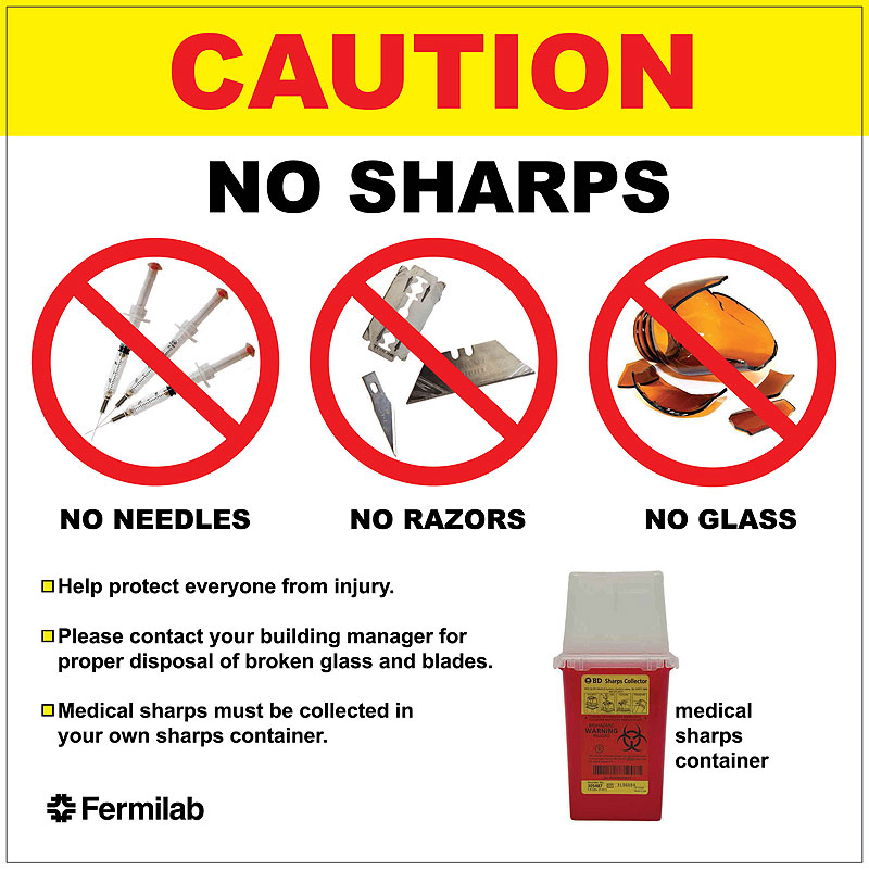 Keep sharps out of general trash