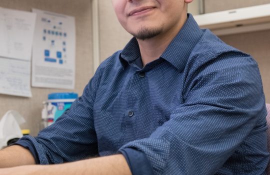 When he isn't developing software develop for Fermilab, Felix Sotres is active in STEM outreach. Photo: Reidar Hahn