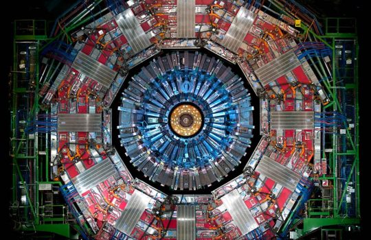 The CMS detector at CERN recently observed a rare type of Higgs boson decay. Photo: CERN