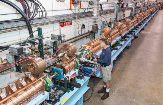 The Fermilab Linac will undergo upgrades to improve its reliability during the accelerator shutdown. Photo: Reidar Hahn