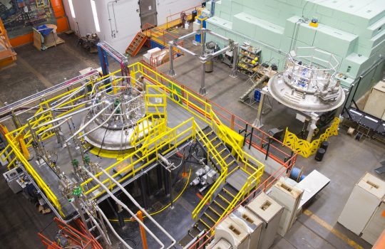 Cryogenic tests for Fermilab's Mu2e experiment will take place here. Mu2e is one of the experiments that will benefit from INTENSE researchers. Photo: Reidar Hahn