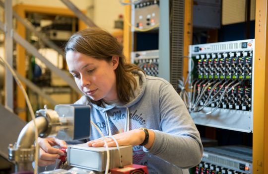 Saskia Charity is a postdoc on the Muon g-2 experiment. Photo: Reidar Hahn