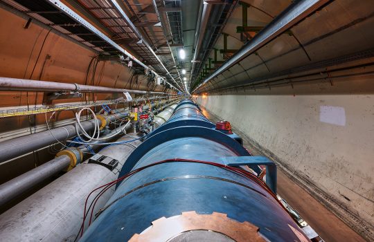 View of Large Hadron Collider