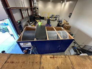 The BTST is prepared for shipment from Purdue University to CERN. Credit: CMS Collaboration
