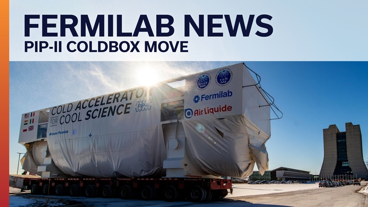 Fermilab news: New accelerator's cryogenic device on the move