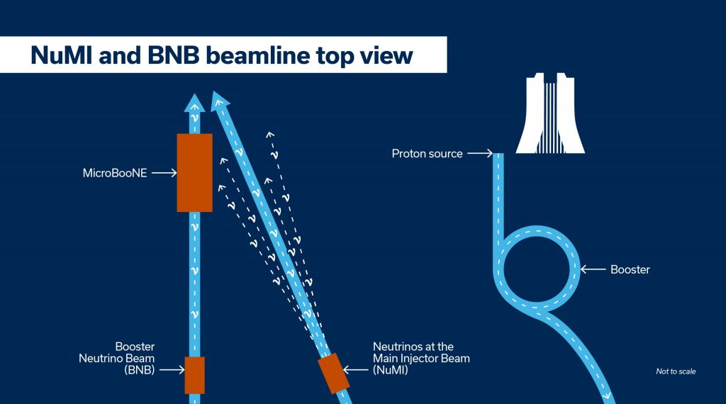 MicroBooNE observed neutrinos from both the Booster Neutrino Beam and NuMI