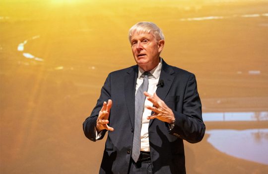 Norbert Holtkamp has been appointed as the new director of Fermi National Accelerator Laboratory, effective Jan. 12, 2026. Credit: JJ Starr, Fermilab