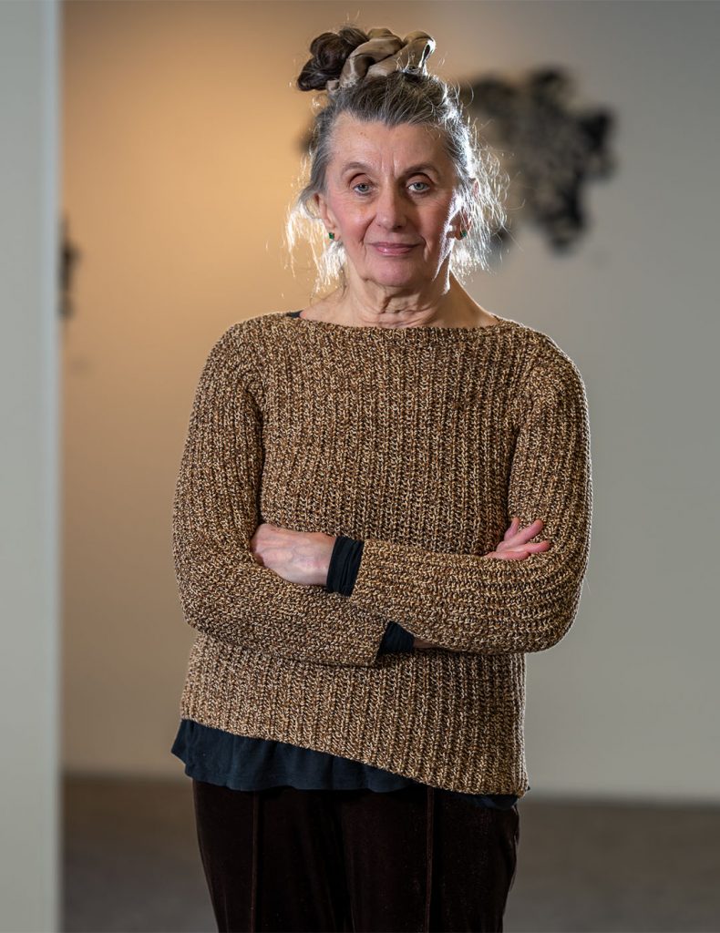 Visual artist Eleftheria Lialios is the 2026 Fermi Forward Discovery Group guest artist. Credit: JJ Starr