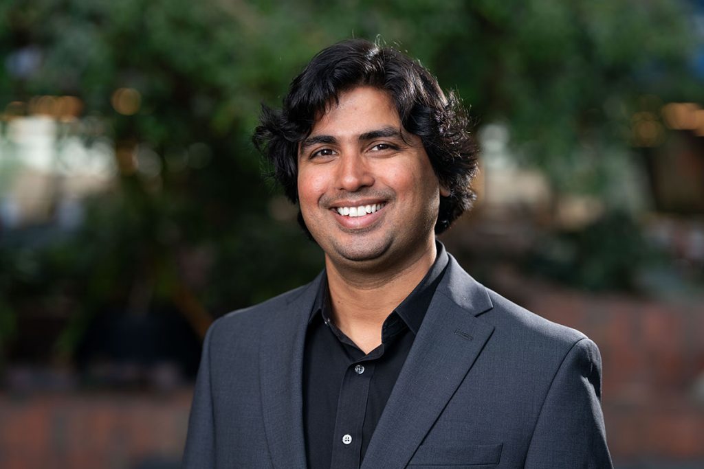 Vishvas Pandey is the newest co-spokesperson for NuSTEC. Credit: Ryan Postel, Fermilab