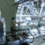 The focused ion beam instrument is a tool used to look at the surface of superconducting qubit devices and prepare thin lamellas of specific regions of the device for transmission electron microscopy analysis. This capability is available at the Materials Science Laboratory at Fermilab, the NUANCE Center at Northwestern University and the Sensitive Instrument Facility at Ames National Laboratory. Credit: Ryan Postel, Fermilab