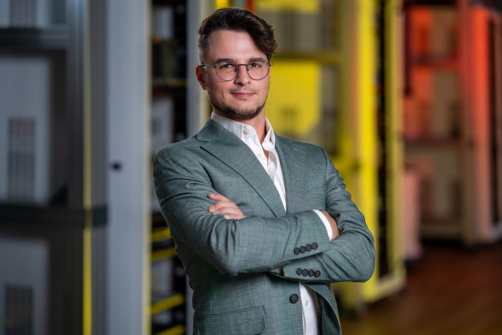 Daniel Bafia. Credit: JJ Starr, Fermilab