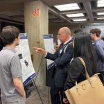 Poster session – Student programs and opportunities for young researchers to present their work are a cornerstone of SQMS events. November 2023. Photo credit: Hannah Adams Brumbaugh