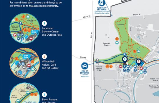 Fermilab site map cover